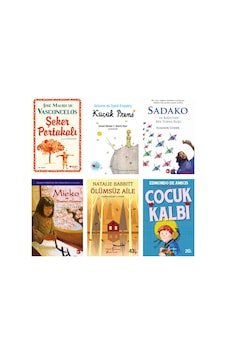 Ortaokul Roman Seti 6 Kitap Şeker Portakalı Küçük Prens Sadako Ölümsüz Aile Mieko Çocuk Kalbi Ortaokul Roman Seti 6 Kitap Şeker Portakalı Küçük Prens Sadako Ölümsüz Aile Mieko Çocuk Kalbi