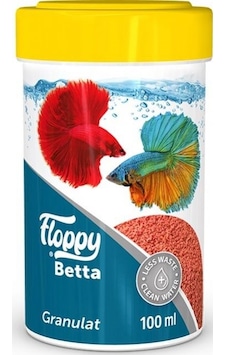 Floppy Betta Balığı Yemi Granulat 100 ML Floppy Betta Balığı Yemi Granulat 100 ML
