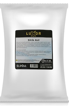 Luxor Kimya Sitrik Asit 25 Kg Luxor Kimya Sitrik Asit 25 Kg