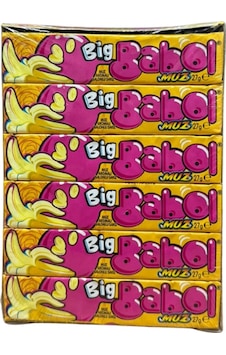 Big Babol Muz Aromalı Balonlu Sakız 27 Gr 18 Adet-217