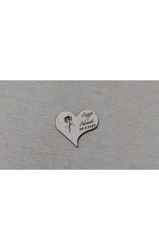 6 CM Gül ve Kalp Magnet Söz Nişan Nikah Düğün 25 Adet 6 CM Gül ve Kalp Magnet Söz Nişan Nikah Düğün 25 Adet