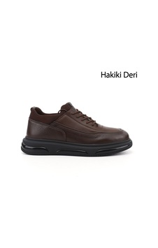 Gönderir Erkek Kahverengi Hakiki Deri Bağcıklı Ayakkabı Ddma71201421 Kahve Rengi