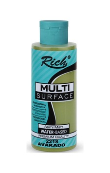 Rich Multi Surface Akrilik Boya 130 Cc - Avokado Çok Renkli Rich Multi Surface Akrilik Boya 130 Cc - Avokado Çok Renkli