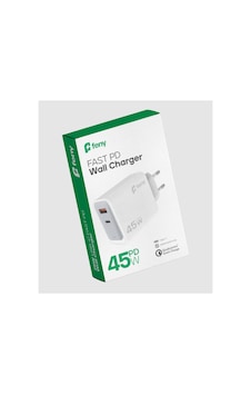 Feny Fn-c45, 45w, Usb+type-c, Akıllı Isı Kontrol Chip, Qualcomm Quick Charge 3.0, Şarj Adaptörü Feny Fn-c45, 45w, Usb+type-c, Akıllı Isı Kontrol Chip, Qualcomm Quick Charge 3.0, Şarj Adaptörü