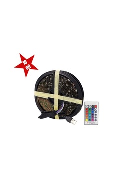 Rgb Şerit Led 10 Metre Çok Renkli