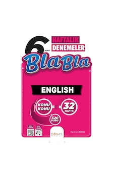 6. Sınıf 32 Haftalık Bla Bla İngilizce Denemeleri - Olga Burçin Bekdaş - Günay Yayıncılık 6. Sınıf 32 Haftalık Bla Bla İngilizce Denemeleri - Olga Burçin Bekdaş - Günay Yayıncılık