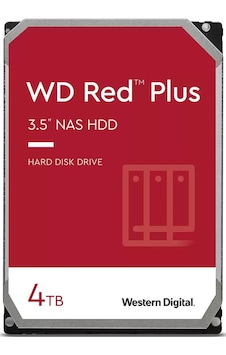 Wd WD40EFPX 3.5" 4 TB 5400 RPM Sata 3 Red Plus 256 MB Sata HDD