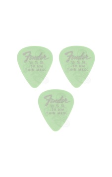 Fender Dura-tone 3 Adet Gitar Penası 351 Shape .58 Surf Green 3 Adet Fender Dura-tone 3 Adet Gitar Penası 351 Shape .58 Surf Green 3 Adet