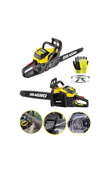 Dragro DRG-TSTR9200 TF9200 Çelik Şanzuman Benzinli Ağaç Kesme Makinesi Sarı Dragro DRG-TSTR9200 TF9200 Çelik Şanzuman Benzinli Ağaç Kesme Makinesi Sarı