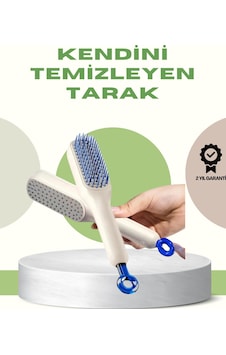 Anti-statik Saç Tarağı Kolay Temizlenebilir, Silikon Masaj Uçlu, Kompakt Boyut 1 Anti-statik Saç Tarağı Kolay Temizlenebilir, Silikon Masaj Uçlu, Kompakt Boyut 1
