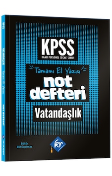2026 Önlisans- Lise KPSS Vatandaşlık Konu Anlatımlı Not Defteri KR Akademi Yayınları