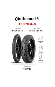 Continental Tkc 70 M+s 90/90-21 54h - 150/70 R18 70h Ön Arka Motosiklet Lastik Takımı 2026 Continental Tkc 70 M+s 90/90-21 54h - 150/70 R18 70h Ön Arka Motosiklet Lastik Takımı 2026