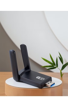Wifi Adaptör Çift Bantlı Çift Anten Bt5.0 2'si 1 Arada Wifi Adaptör Çift Bantlı Çift Anten Bt5.0 2'si 1 Arada