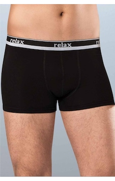Royaleks Relax Pamuklu Esnek Erkek Boxer Siyah-1268A Siyah