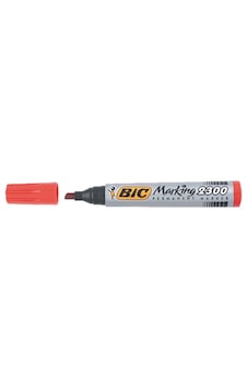 Bic Markör Permanent Kesik Uçlu Kırmızı 2300 03 - 12 Adetli Paket Kırmızı Bic Markör Permanent Kesik Uçlu Kırmızı 2300 03 - 12 Adetli Paket Kırmızı