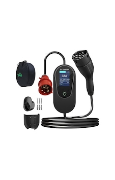 Ev Charger 22kw 32a 3 Fazlı Taşınabilir Ev Şarj Cihazı Tip 2, 5m Kablo, Ip54, Araç Şarj İstasyonu Ev Charger 22kw 32a 3 Fazlı Taşınabilir Ev Şarj Cihazı Tip 2, 5m Kablo, Ip54, Araç Şarj İstasyonu