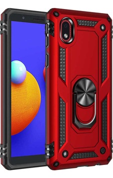 Galaxy A01 Core Kılıf Zore Vega Kapak Kırmızı Galaxy A01 Core Kılıf Zore Vega Kapak Kırmızı