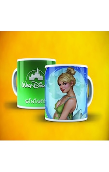 Disney Sininho Baskılı Kupa Bardak Beyaz Disney Sininho Baskılı Kupa Bardak Beyaz