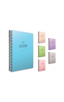 Gıpta Pastoral Spiralli Pp Kapak Defter A4 160 Yp Çizgili Çok Renkli