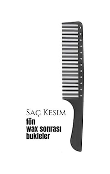 Berber Kuaför Saç Kesim Bukleli Saç Fön Wax Sonrası Tarak 720627 Berber Kuaför Saç Kesim Bukleli Saç Fön Wax Sonrası Tarak 720627