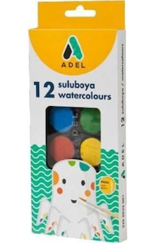 Suluboya 24 Mm 12 Renk Beyaz