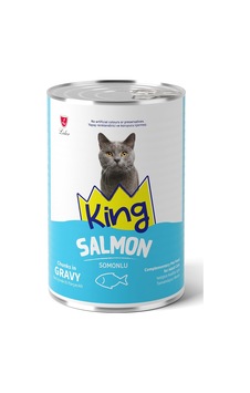 Sos İçinde Et Parçacıklı Somonlu Yetişkin Kedi Konserve Maması 400g Sos İçinde Et Parçacıklı Somonlu Yetişkin Kedi Konserve Maması 400g