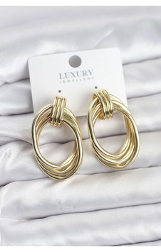 Ceylan Adam Pirinç Gold Renk Damla Model Vintage Kadın Küpe Çok Renkli Ceylan Adam Pirinç Gold Renk Damla Model Vintage Kadın Küpe Çok Renkli