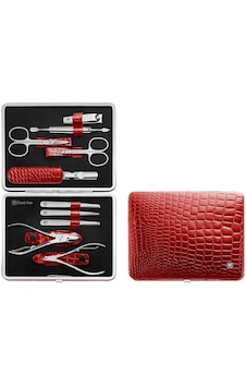 Zwilling Classic Dana Derisi Manikür Seti 10 Parça Kırmızı