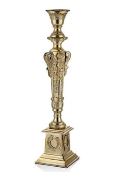 Lamedore Majestic Orta Boy Gold Mumluk 13,5 X13,5x60 Cm Altın Lamedore Majestic Orta Boy Gold Mumluk 13,5 X13,5x60 Cm Altın