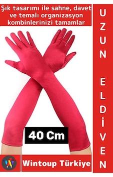 Partieldiveni Balo Parti Halloween Cosplay Dans Gösteri Davet Çok Şık Uzun Kumaş Eldiven 40 Cm Tüm Yaşlar Partieldiveni Balo Parti Halloween Cosplay Dans Gösteri Davet Çok Şık Uzun Kumaş Eldiven 40 Cm Tüm Yaşlar