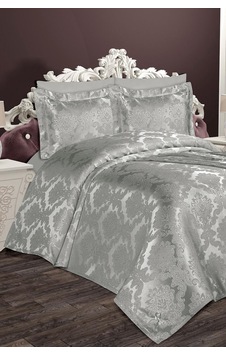 Northcity Yatak Örtüsü Çift Kişilik Dantelsiz Gri - Asi Açık Gri Northcity Yatak Örtüsü Çift Kişilik Dantelsiz Gri - Asi Açık Gri