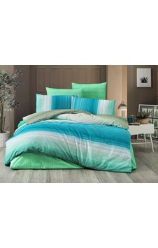 Komfort Home Çift Kişilik Polycotton Nevresim Takımı (Rainbow Yeş Çok Renkli Komfort Home Çift Kişilik Polycotton Nevresim Takımı (Rainbow Yeş Çok Renkli