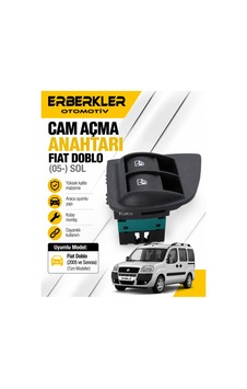 Cam Açma Anahtarı Fıat Doblo 05- Sol - Erb2223 Cam Açma Anahtarı Fıat Doblo 05- Sol - Erb2223