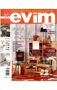 Evim - Pratik Ev Fikirleri Ve Alışveriş Dergisi -evde Bir Kış Masalı - Retro Eski Basım Koleksiyon - Ocak 2016 - Sayı 129 Not: Ekleri Yoktur Evim - Pratik Ev Fikirleri Ve Alışveriş Dergisi -evde Bir Kış Masalı - Retro Eski Basım Koleksiyon - Ocak 2016 - Sayı 129 Not: Ekleri Yoktur