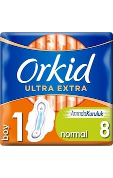 Orkid Ultra Extra Hijyenik Ped Normal 8'li