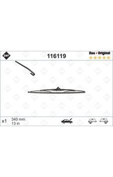 Silecek 340 Mm Golf Iv Arka Silecek 340 Mm Golf Iv Arka