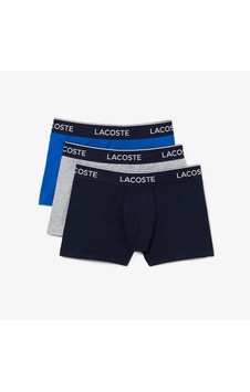 Lacoste 3 Lü Erkek Boxer 5H3389-Dwx Çok Renkli