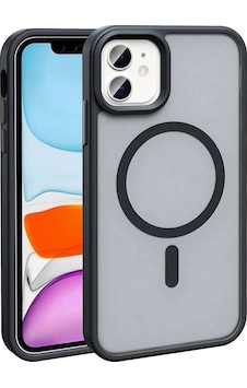 Apple Uyumlu iPhone 11 Kılıf Magsafe Şarj Özellikli Mat Arka Yüzey Redclick Sio Kapak - Siyah Apple Uyumlu iPhone 11 Kılıf Magsafe Şarj Özellikli Mat Arka Yüzey Redclick Sio Kapak - Siyah