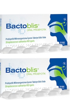 Bactoblis Probiyotik 30 Tablet 2'li Bactoblis Probiyotik 30 Tablet 2'li