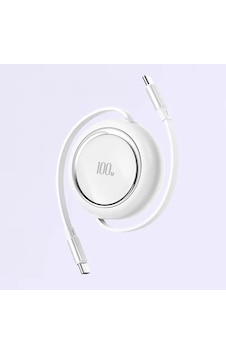 Acl Ack-118 100w Pd Ultra Hızlı Geri Çekilebilir Type-c To Type-c Şarj Kablosu - 1m Beyaz Acl Ack-118 100w Pd Ultra Hızlı Geri Çekilebilir Type-c To Type-c Şarj Kablosu - 1m Beyaz