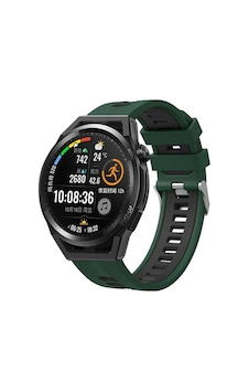 Galaxy Watch Active 2 44mm Krd-55 Uyumlu Frm Kordon Yeşil-siyah Galaxy Watch Active 2 44mm Krd-55 Uyumlu Frm Kordon Yeşil-siyah