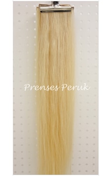 Gerçek Saç 60 Cm Platin Çıt Çıt Gerçek Saç 60 Cm Platin Çıt Çıt