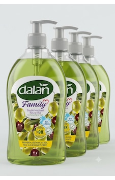 Dalan Family Sıvı Sabun Zeytin 400 Ml 4'lü Paket Dalan Family Sıvı Sabun Zeytin 400 Ml 4'lü Paket