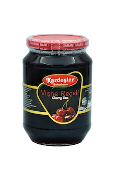 Kardeşler Şekerleme Vişne Reçeli Cam Kavanoz 1 KG Kardeşler Şekerleme Vişne Reçeli Cam Kavanoz 1 KG