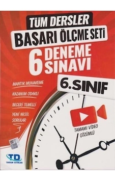 6. Sınıf Tüm Dersler Başarı Ölçme Seti 6 Deneme Sınavı / Kolektif 6. Sınıf Tüm Dersler Başarı Ölçme Seti 6 Deneme Sınavı / Kolektif