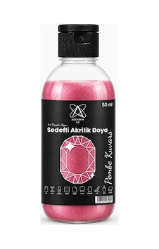 Pembe Kuvars Sedefli Akrilik Boya 50 Ml