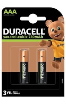 Şarj Edilebilir Pil 2'li Aaa 750 Mah