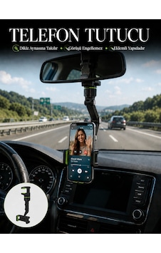 Araç İçi Telefon Standı Dikiz Aynasına Takılan Ayarlanabilir Telefon Tutucu - Lisinya Çok Renkli Araç İçi Telefon Standı Dikiz Aynasına Takılan Ayarlanabilir Telefon Tutucu - Lisinya Çok Renkli