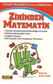 Zihinden Matematik - Mehmet Şekercioğlu - Platform Yayınları
