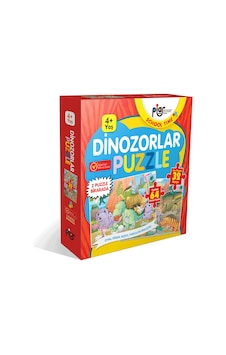 Dinozorlar Puzzle / 64 Parça Puzzle / 2 Puzzle Bir Arada / 4+ Yaş Dinozorlar Puzzle / 64 Parça Puzzle / 2 Puzzle Bir Arada / 4+ Yaş